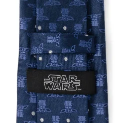 Star Wars Grogu Navy Blue Men's Tie