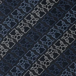 Star Wars Grogu Outline Stripe Navy Men's Tie