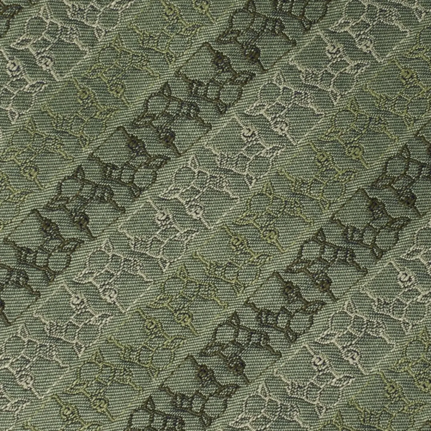 Star Wars Grogu Outline Stripe Sage Green Men's Tie