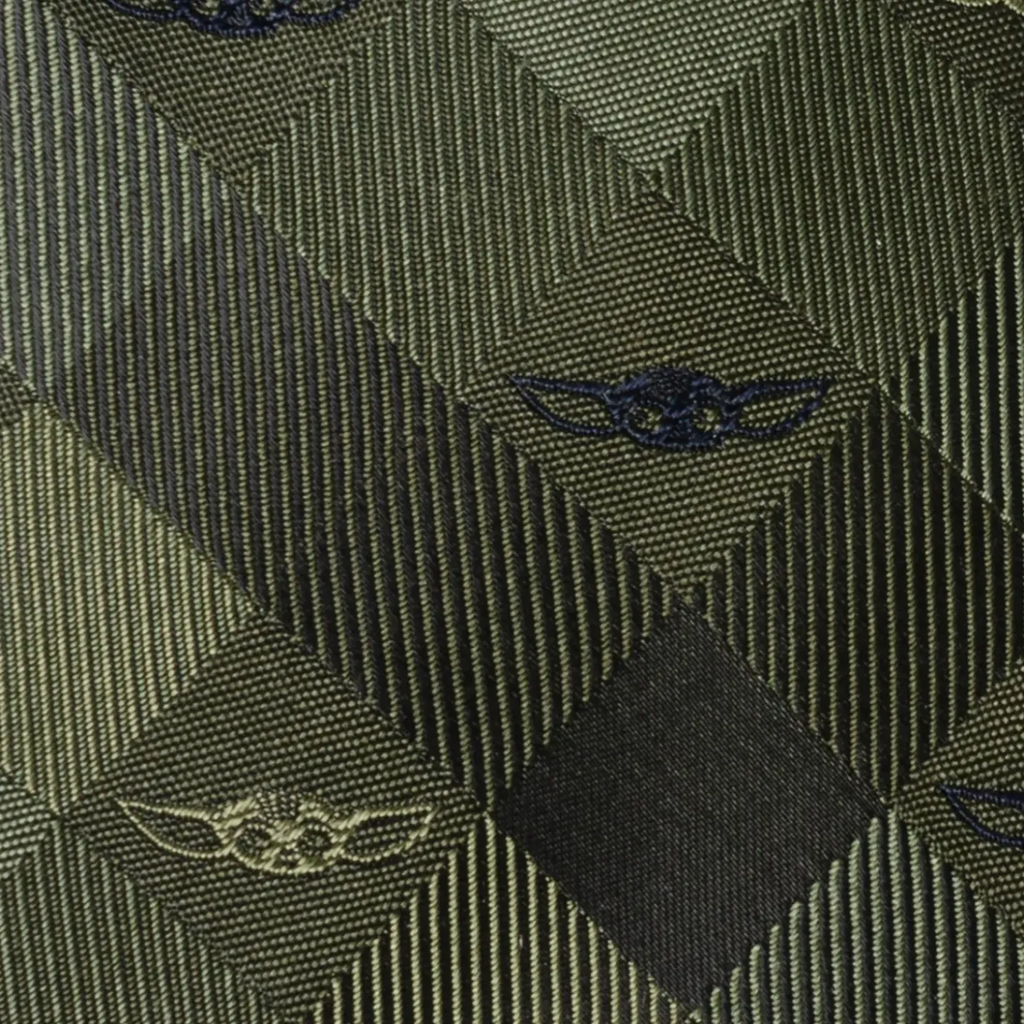 Star Wars Grogu Plaid Green Men's Tie