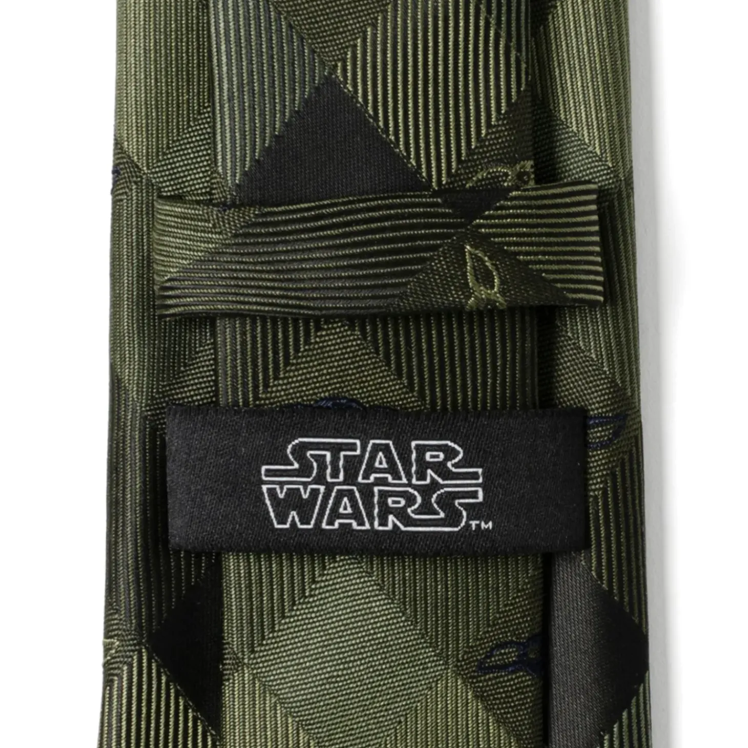 Star Wars Grogu Plaid Green Men's Tie