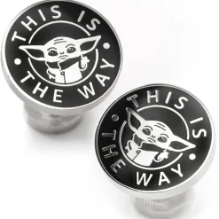 Star Wars Grogu "This Is The Way" Cufflinks