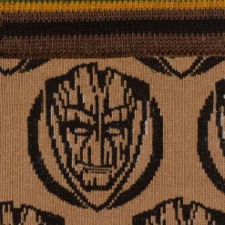 Marvel Groot Brown Tonal Men's Socks