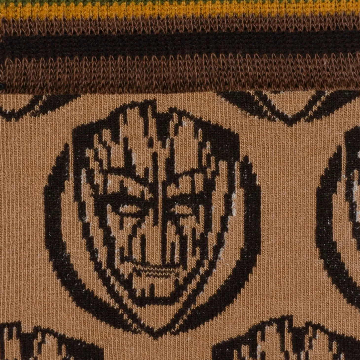 Marvel Groot Brown Tonal Men's Socks