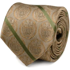 Marvel Groot Tan Striped Men's Tie