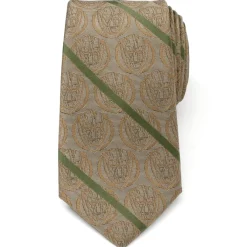 Marvel Groot Tan Striped Men's Tie