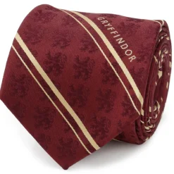 Harry Potter Gryffindor Maroon Stripe Silk Men's Tie