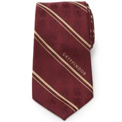 Harry Potter Gryffindor Maroon Stripe Silk Men's Tie