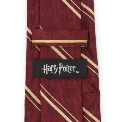 Harry Potter Gryffindor Maroon Stripe Silk Men's Tie