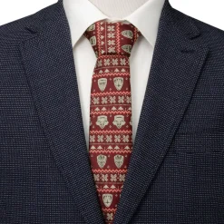 Marvel Guardians of the Galaxy Fair Isle Red Men's Tie