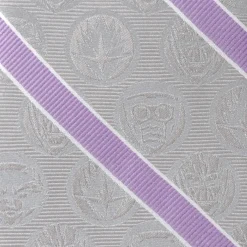 Marvel Guardians of the Galaxy Gray Stripe Tie
