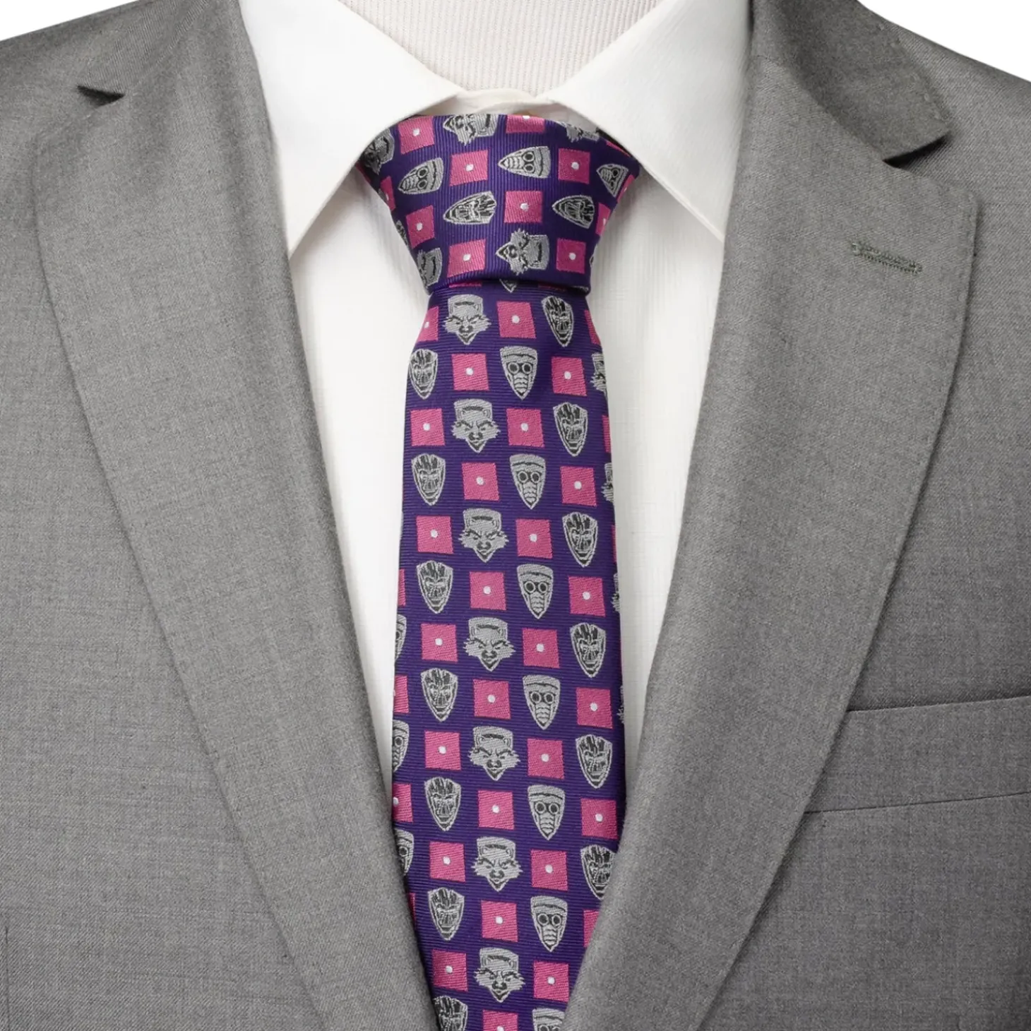 Marvel Guardian's of the Galaxy Purple Men's Tie