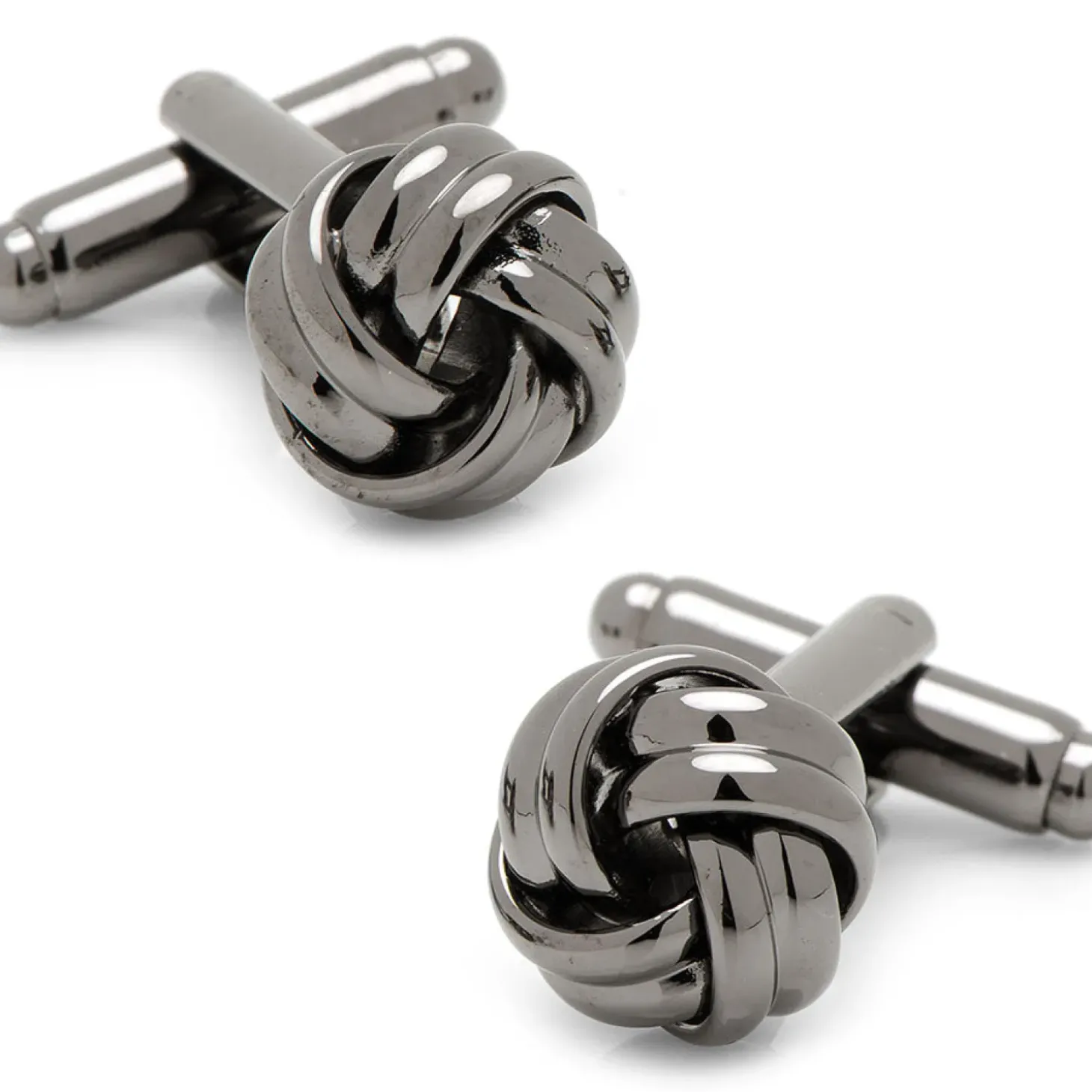 Ox and Bull Trading Co. Gunmetal Knot Cufflinks