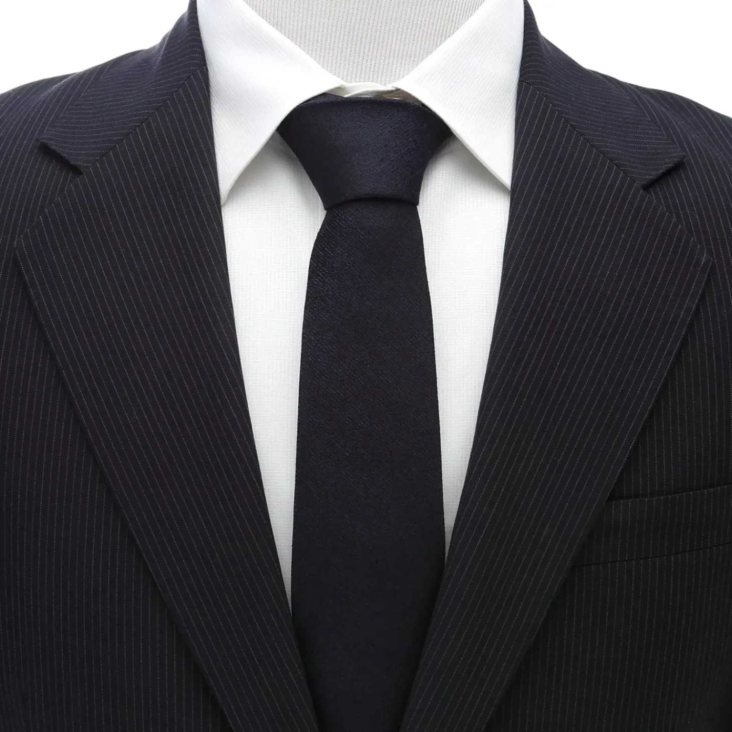 Ox and Bull Trading Co. Heathered Blue Wool Men's Tie