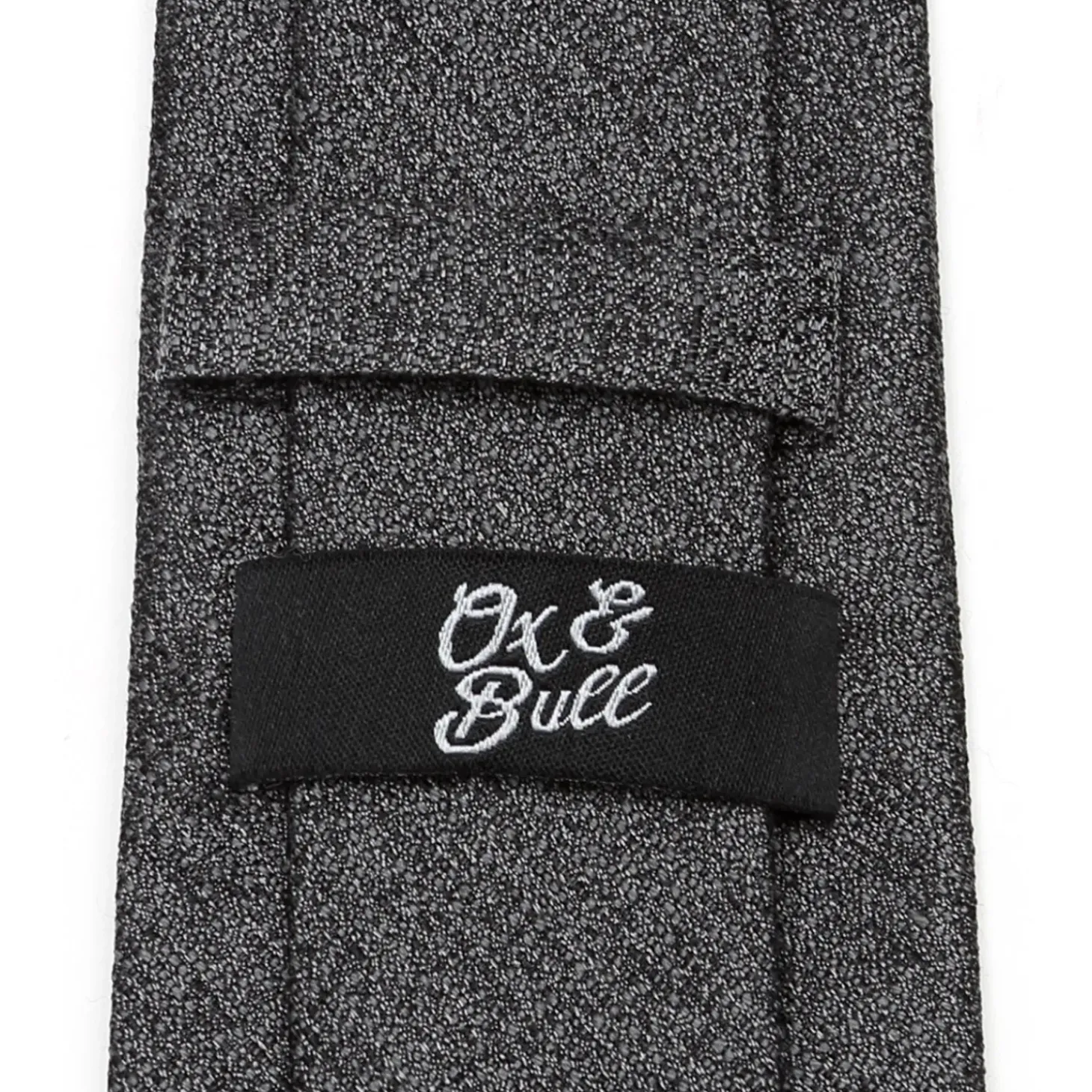 Ox and Bull Trading Co. Heathered Gray Wool Men's Tie
