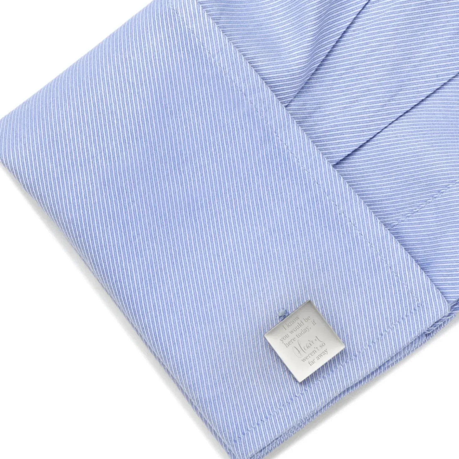 Ox and Bull Trading Co. Heaven so far away Custom Photo Engravable Cufflinks