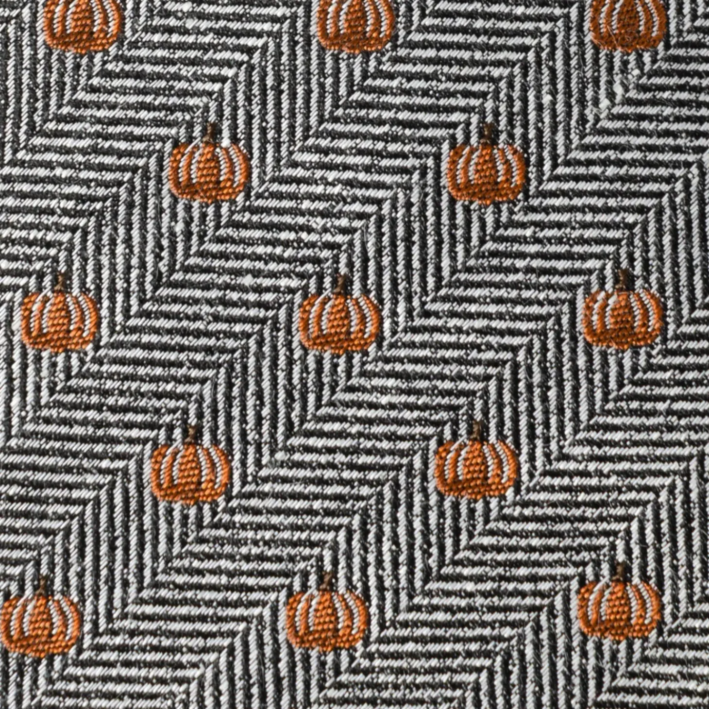 Cufflinks, Inc. Holiday Pumpkin Herringbone Tie