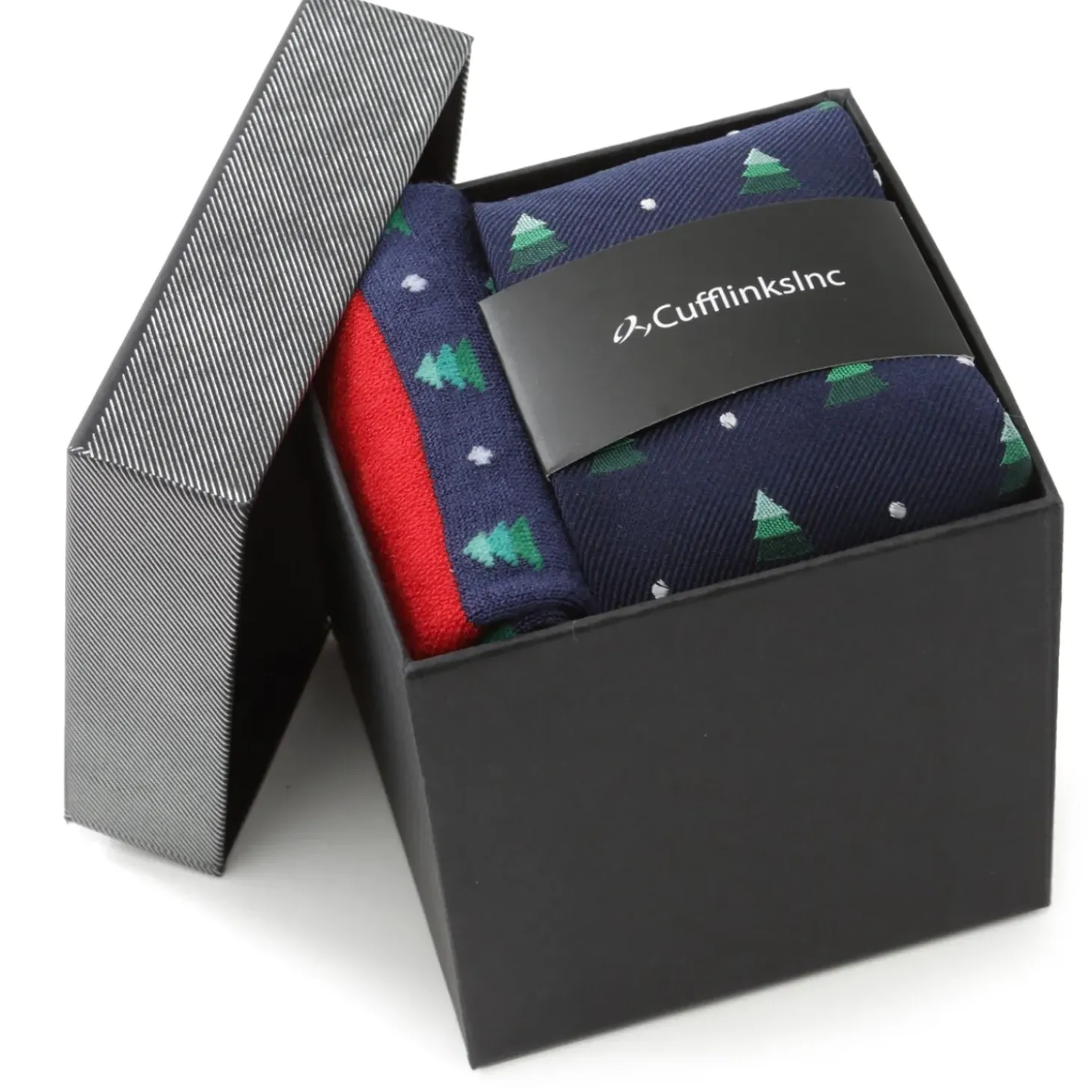 Cufflinks, Inc. Holiday Tree Tie and Sock Gift Set