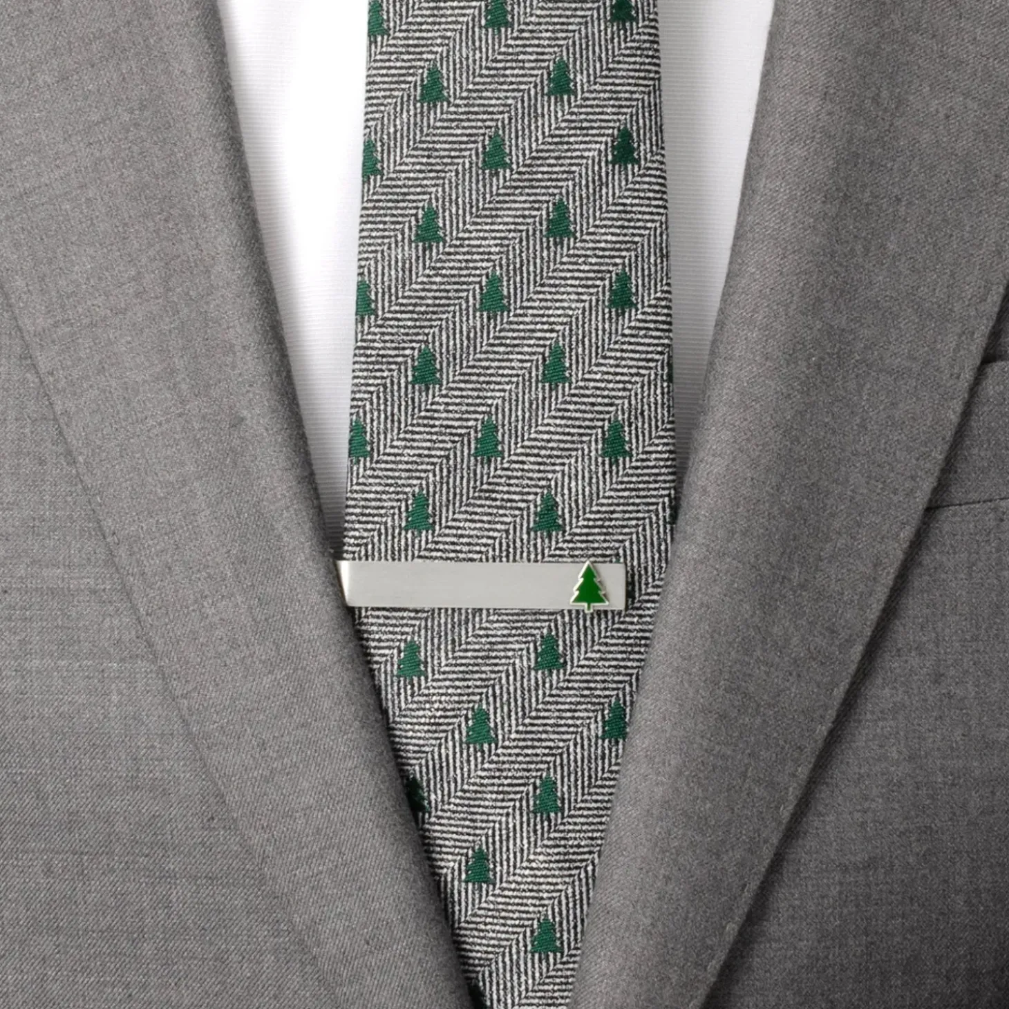 Cufflinks, Inc. Holiday Tree Tie Bar