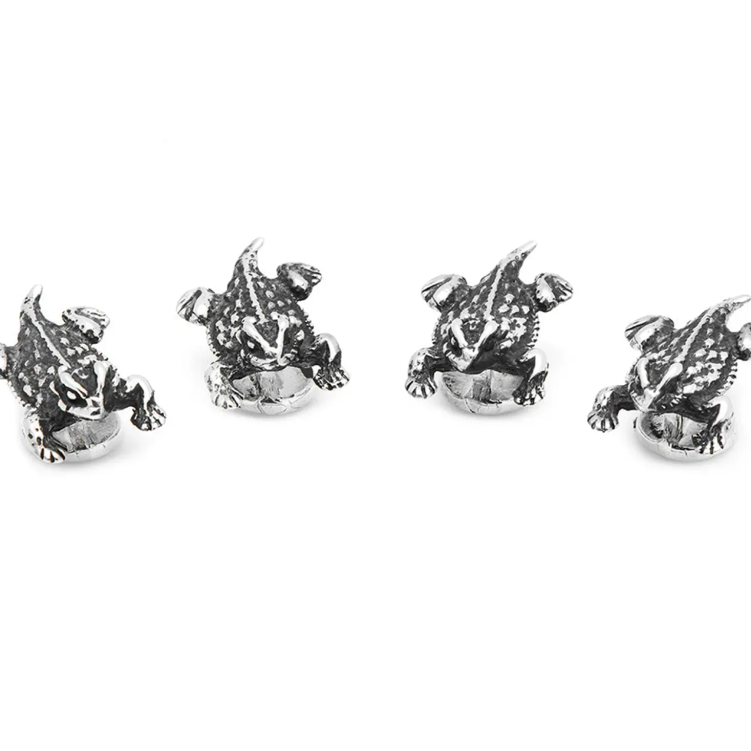 Max Lang Horny Toad Tuxedo Studs