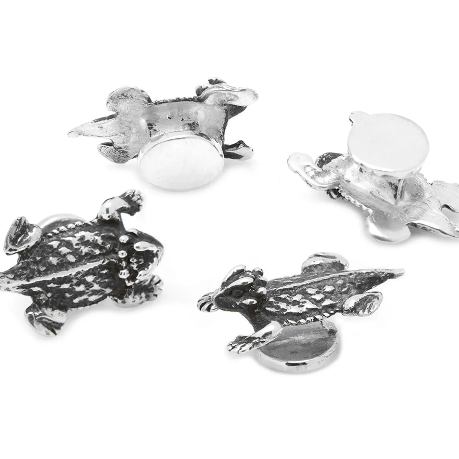 Max Lang Horny Toad Tuxedo Studs
