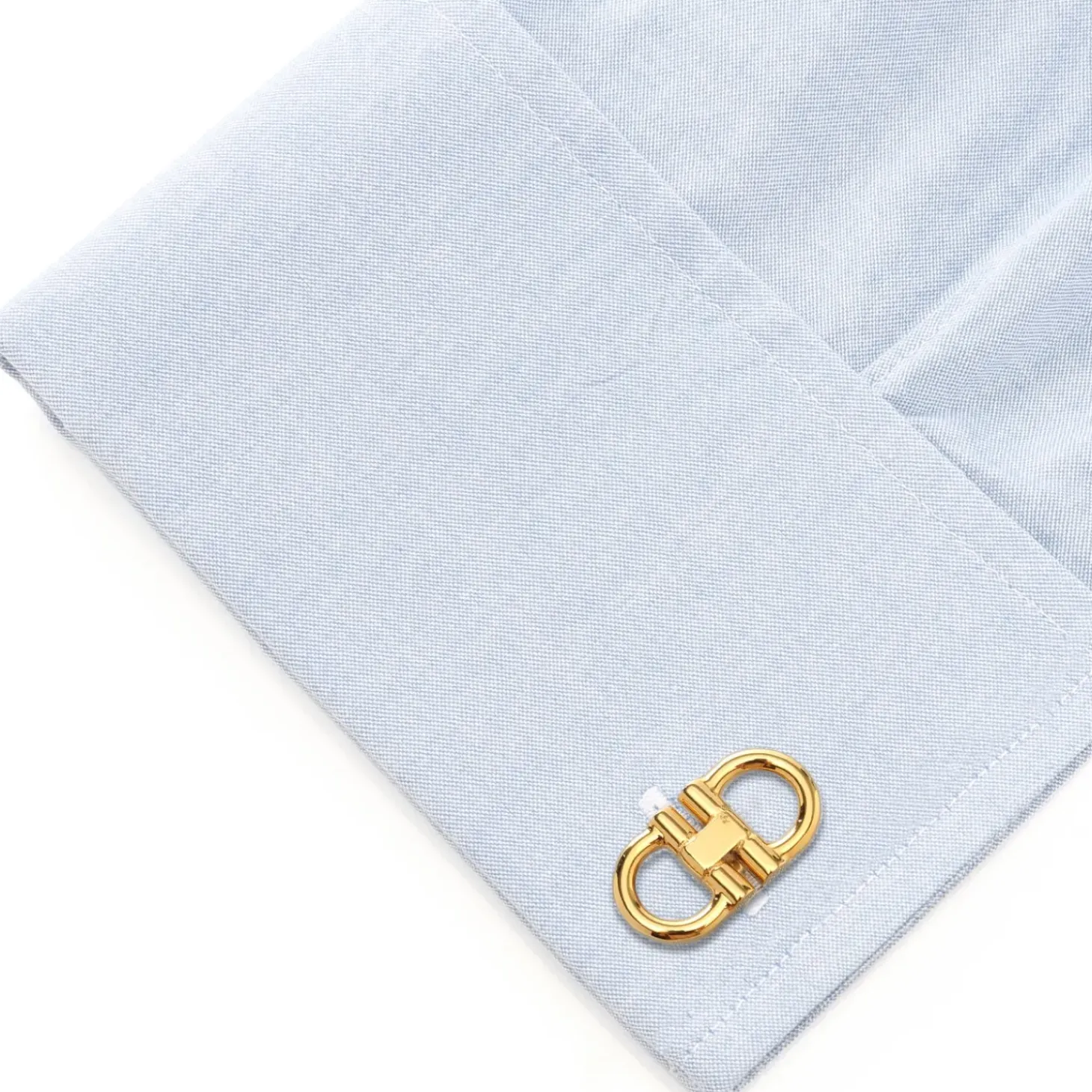 Ox and Bull Trading Co. Horse Bit Gold Stainless Steel Stud Set