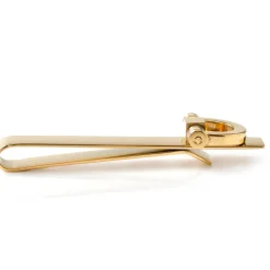 Ox and Bull Trading Co. Horse Bit Gold Stainless Steel Tie Bar