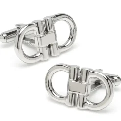 Ox and Bull Trading Co. Horse Bit Stainless Steel Cufflinks