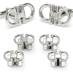 Ox and Bull Trading Co. Horse Bit Stainless Steel Stud Set