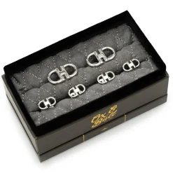 Ox and Bull Trading Co. Horse Bit Stainless Steel Stud Set