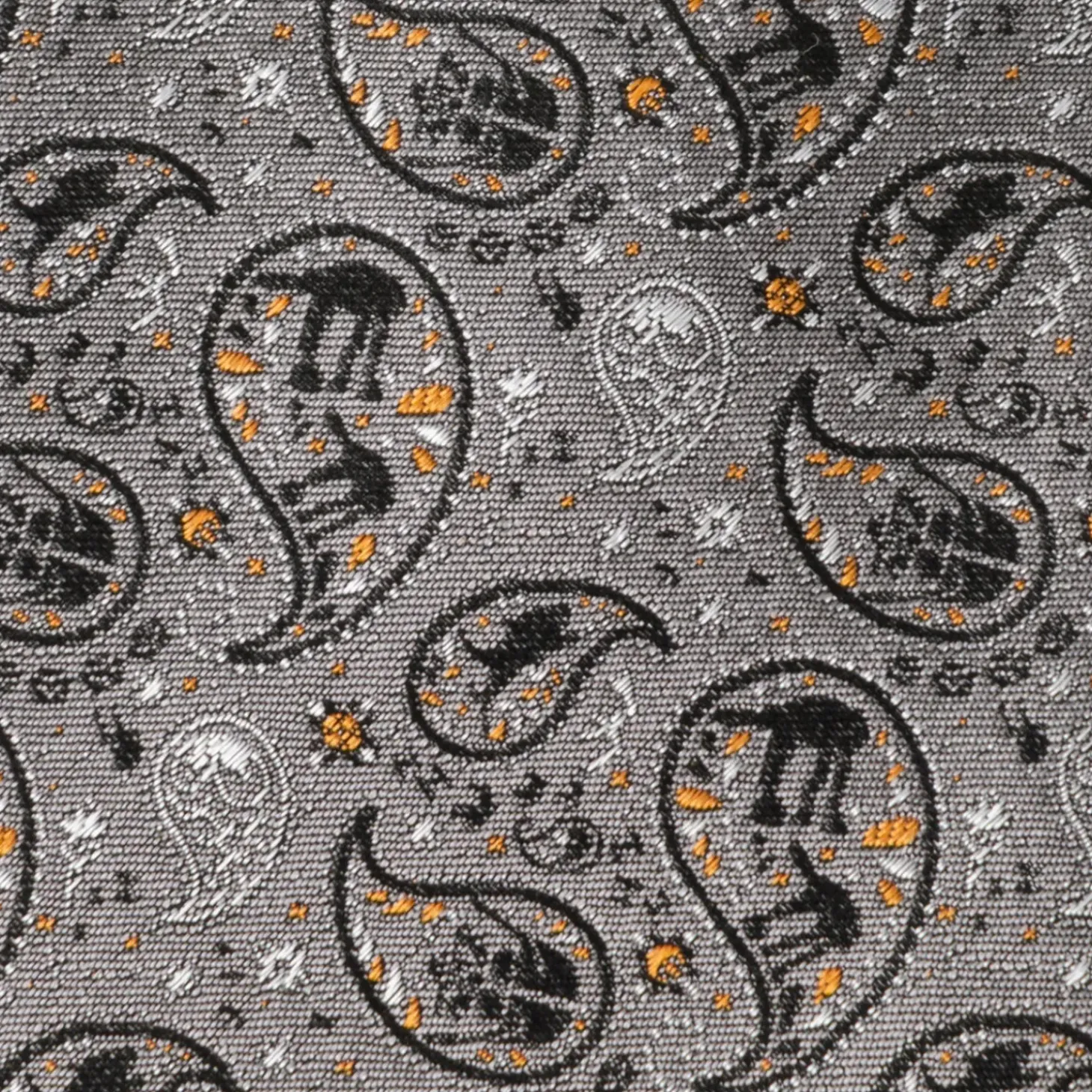 Star Wars Hoth Battle Paisley Gray Men's Tie