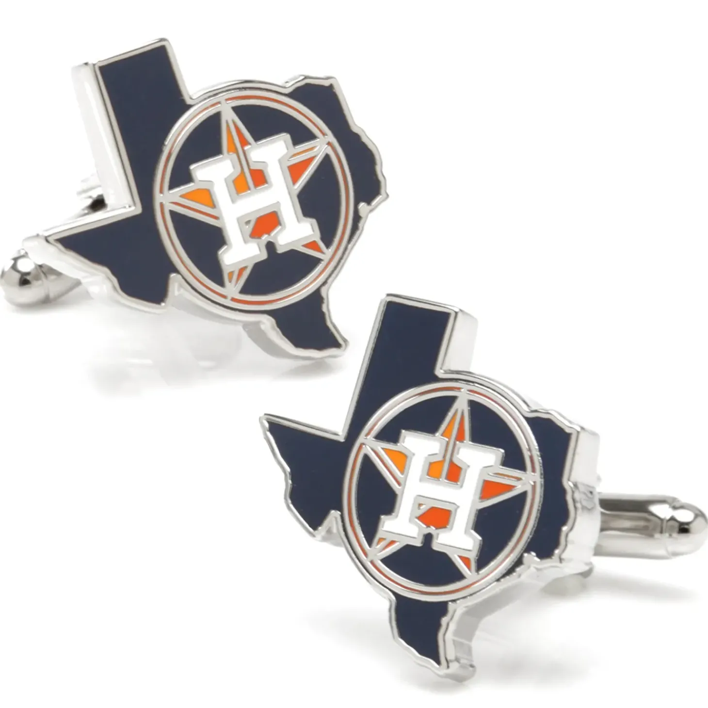 MLB Houston Astros State Shaped Cufflinks
