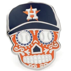 MLB Houston Astros Sugar Skull Lapel Pin