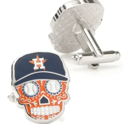 MLB Houston Astros Sugar Skull Cufflinks