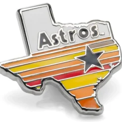 MLB Houston Astros Tequila Sunrise Lapel Pin