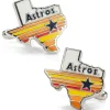 MLB Houston Astros Tequila Sunrise Cufflinks