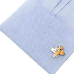 MLB Houston Astros Tequila Sunrise Cufflinks