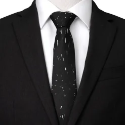 Star Wars Hyperspeed Hidden Message Black Men's TIe