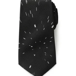 Star Wars Hyperspeed Hidden Message Black Men's TIe