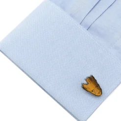 Marvel I Am Groot Tigers Eye Cufflinks