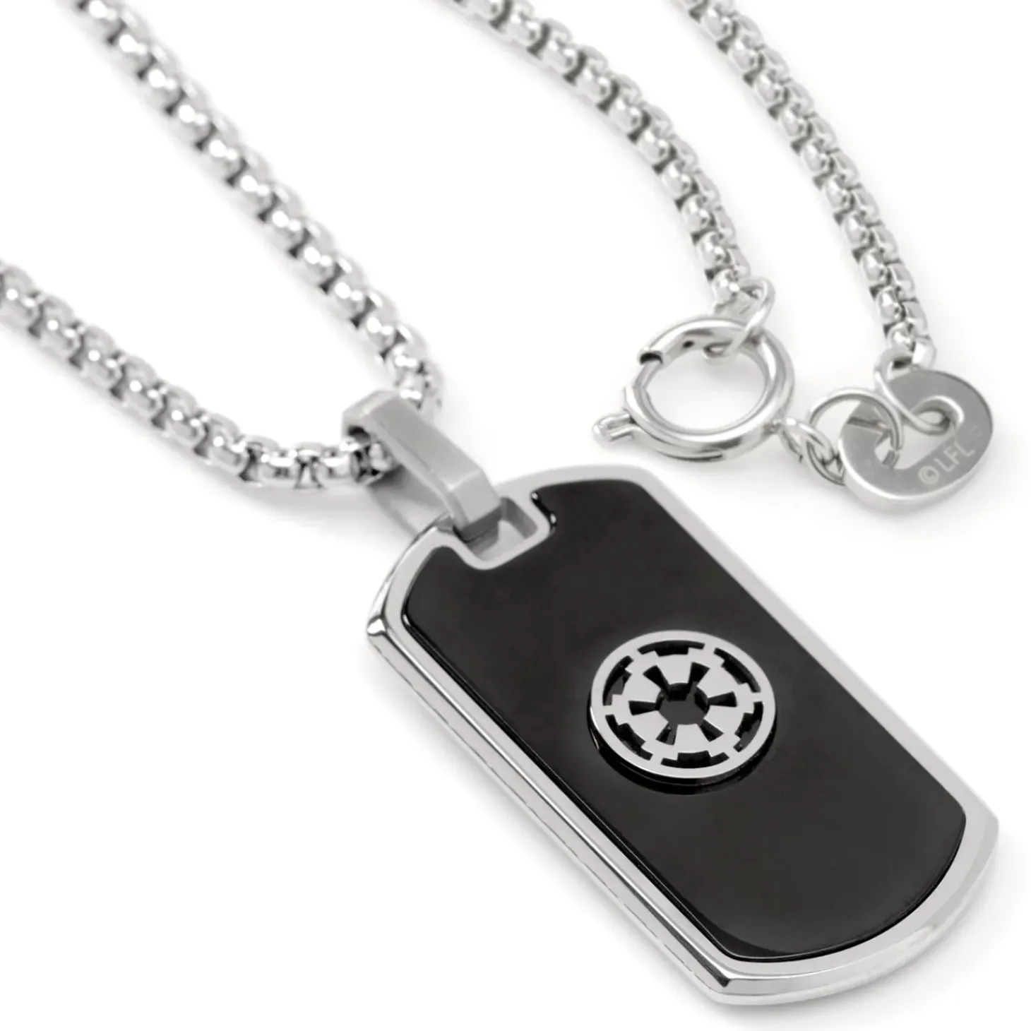 Star Wars Imperial Rebel Reversible Stainless Steel Necklace