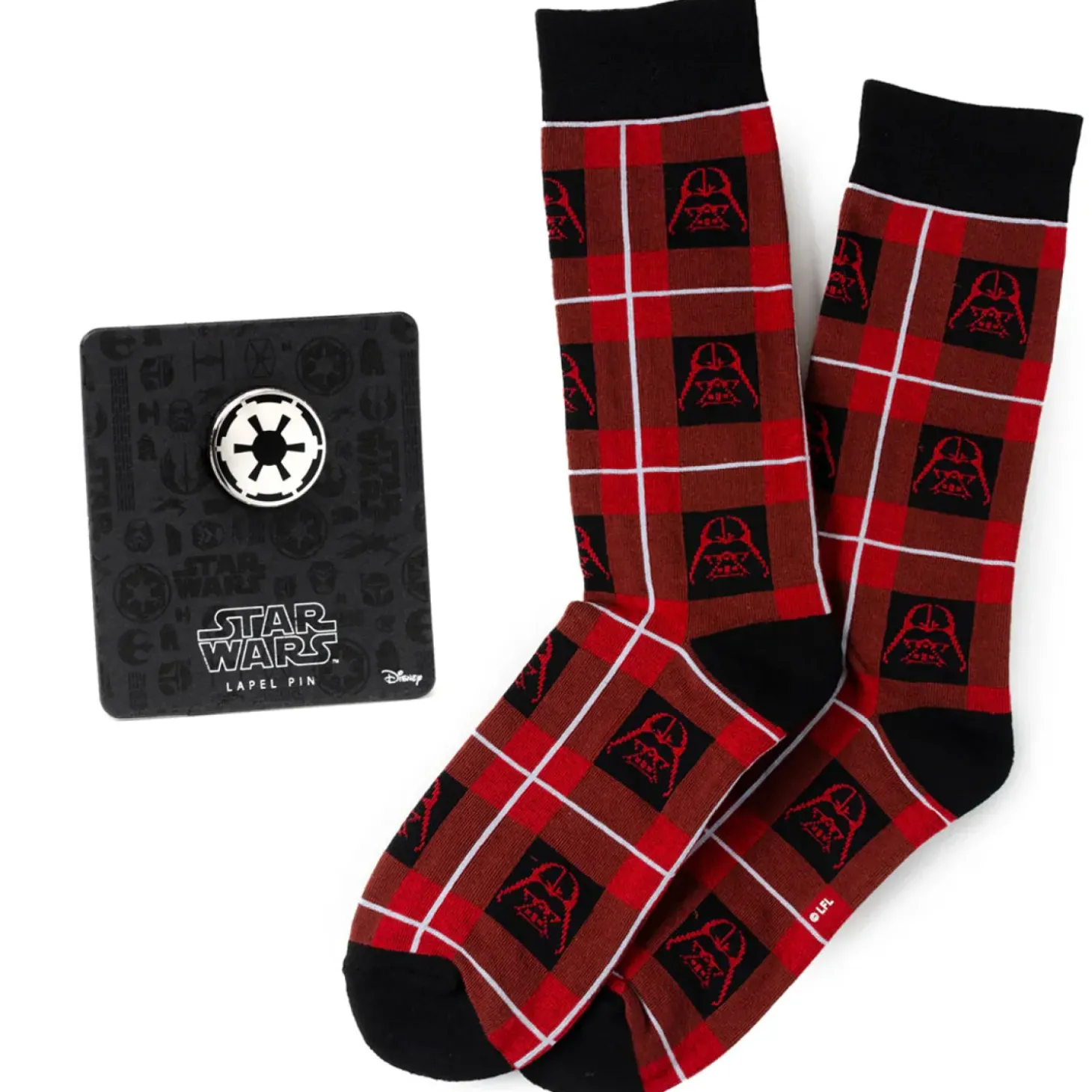 Star Wars Imperial Vader Plaid Black Gift Set