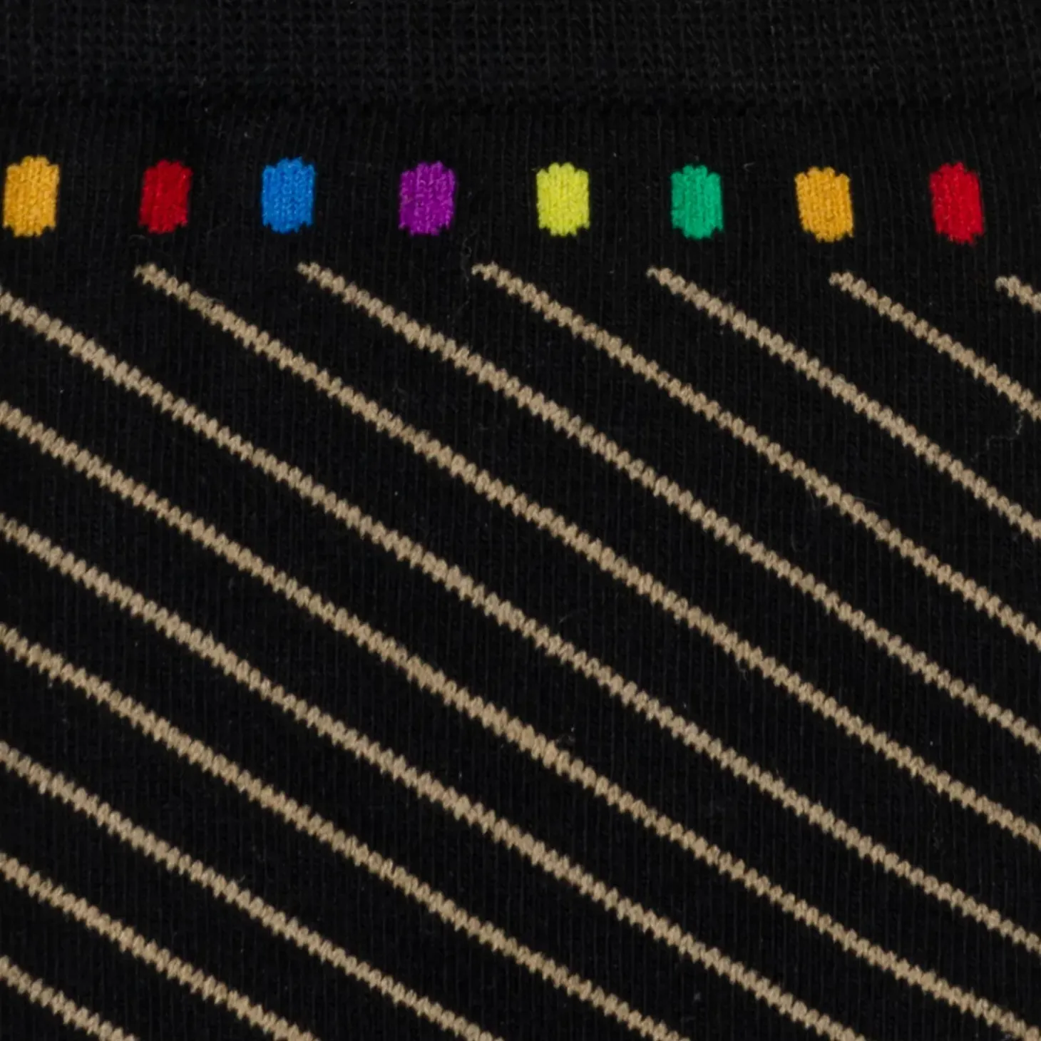 Marvel Infinity Stone Stripe Black Stripe Socks