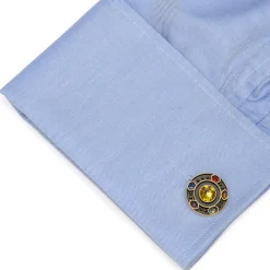 Marvel Infinity Stones Antique Gold Cufflinks