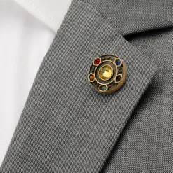 Marvel Infinity Stones Antique Gold Lapel Pin