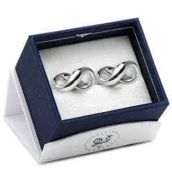 Ox and Bull Trading Co. Infinity Symbol Cufflinks