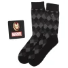 Marvel Iron Man Argyle Black Gift Set
