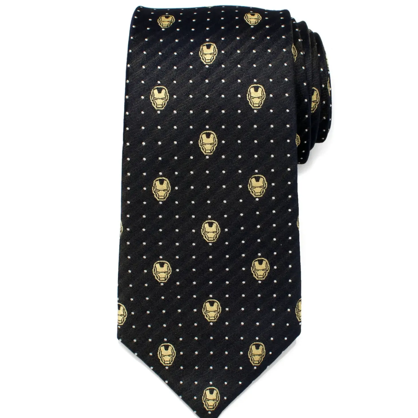 Marvel Iron Man Gray Dot Tie