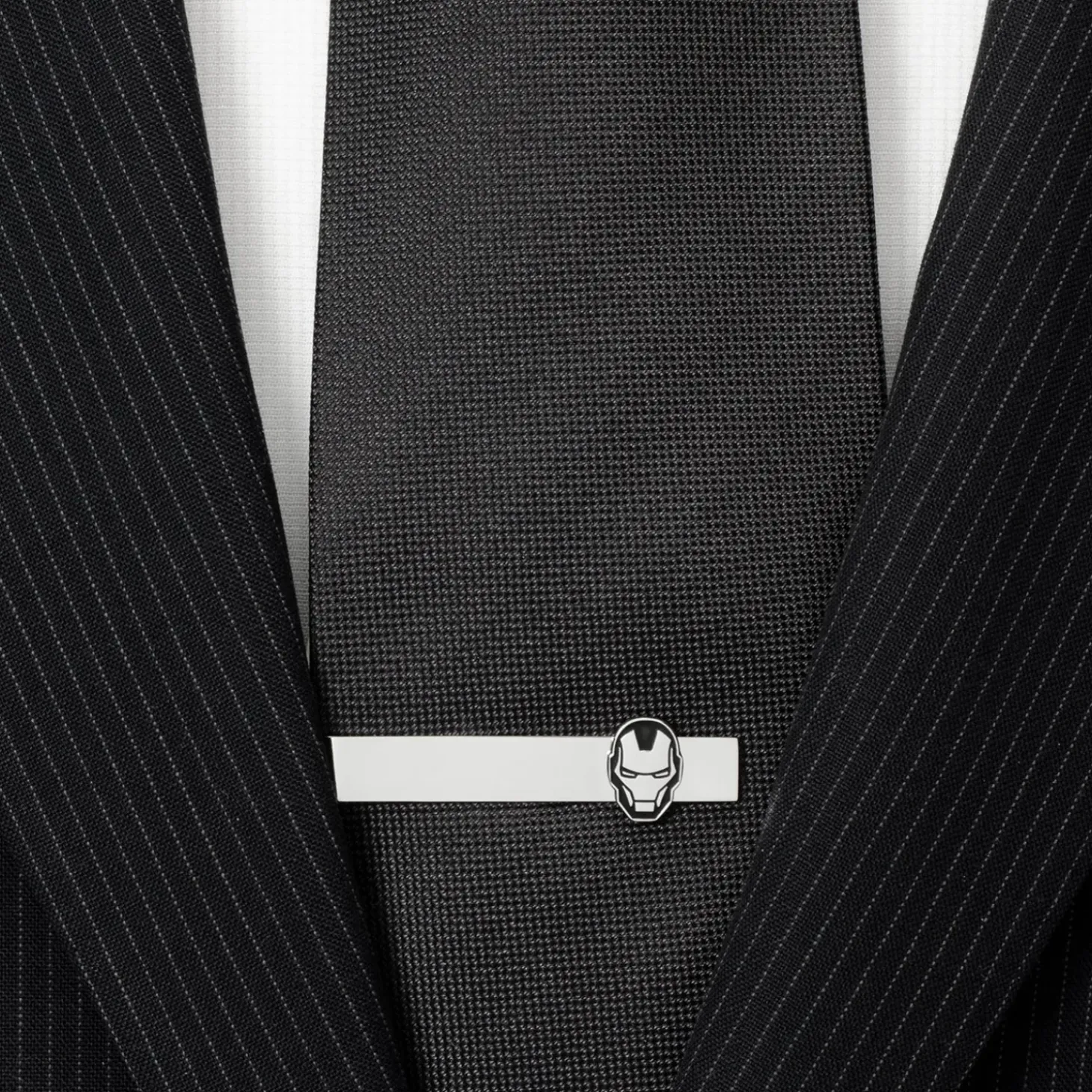 Marvel Iron Man Silver Tie Bar