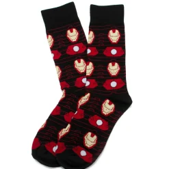 Marvel Iron Man Stripe Black Socks